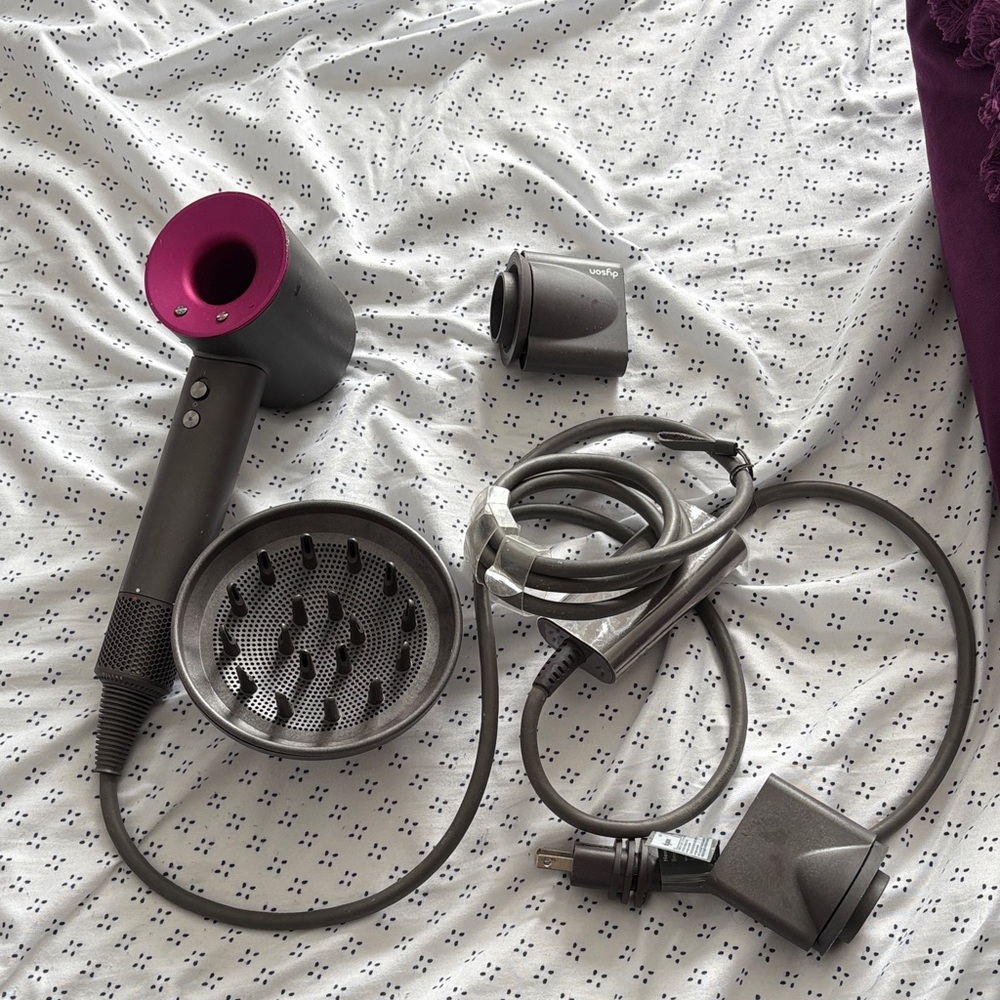 Dyson Hair Dryer - Pink and Gray